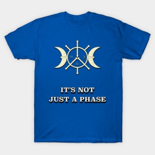 It's Not Just a Phase Chaos Triple Moon Goddess T-Shirt